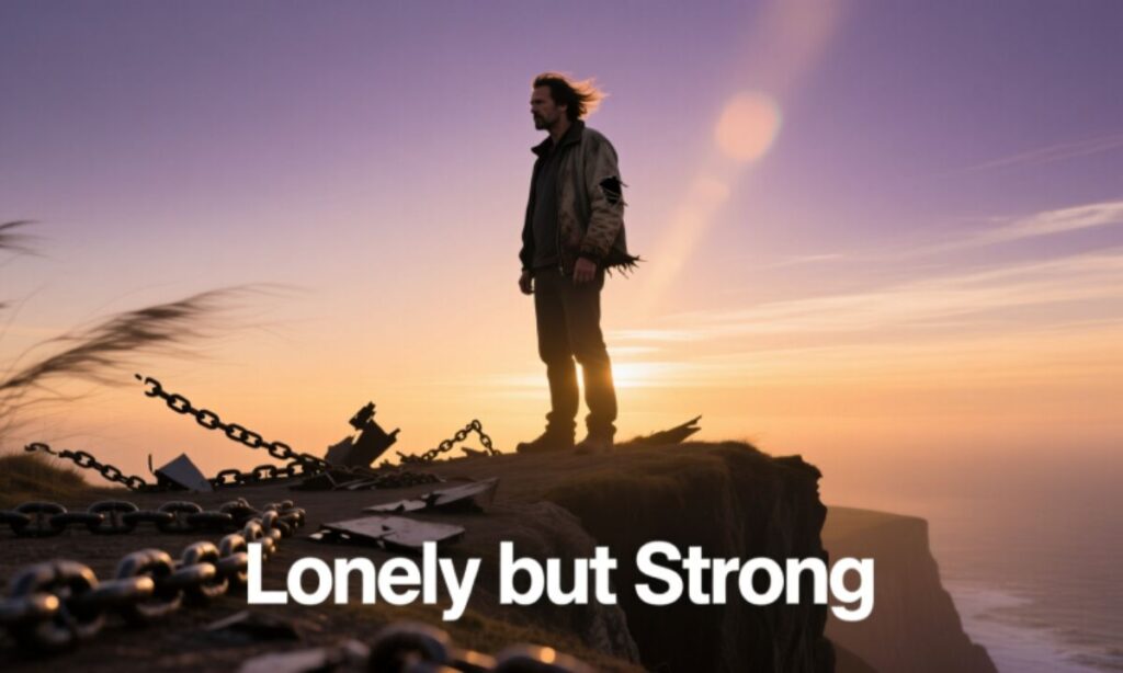 lonely-but-strong-alone-captions