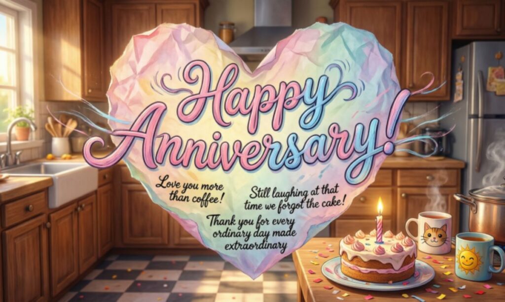Romantic, Funny, and Gratitude-Filled Anniversary Messages