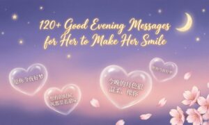 120-good-evening-messages-for-her-to-make-her-smile
