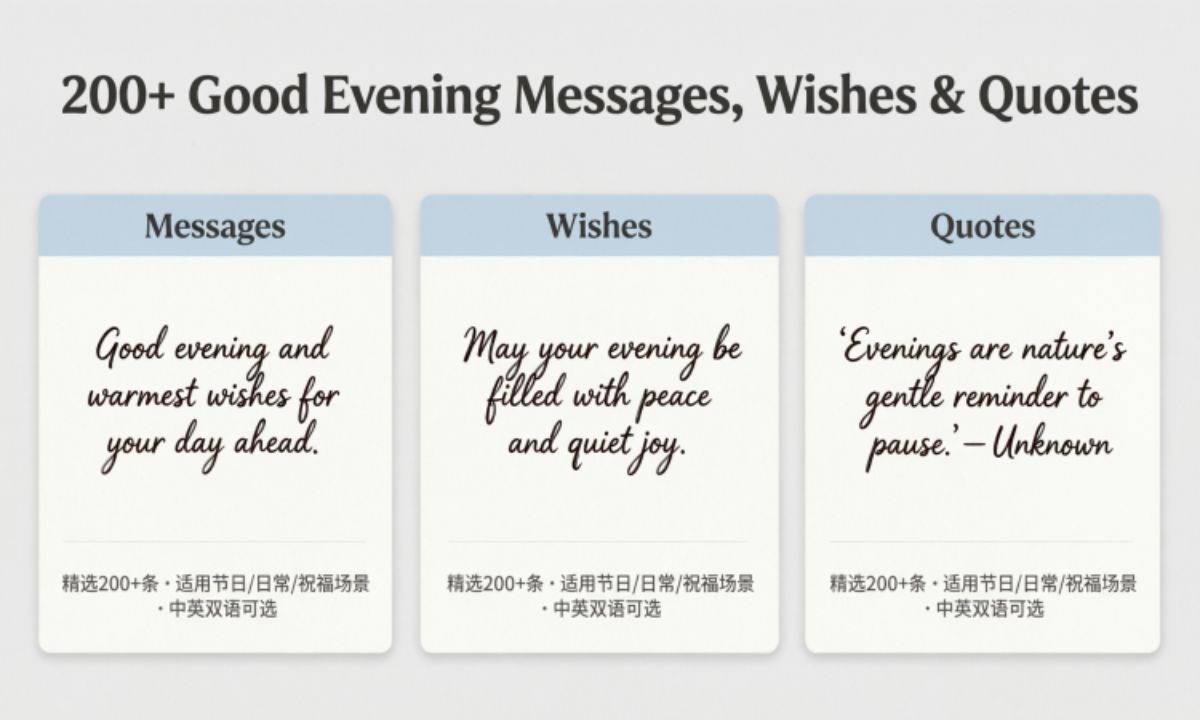 200-good-evening-messages-wishes-and-quotes