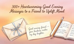 300-heartwarming-good-evening-messages-to-a-friend-to-uplift-mood